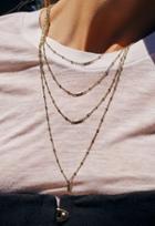 Luv Aj The Ombre Bar Multi Charm Necklace