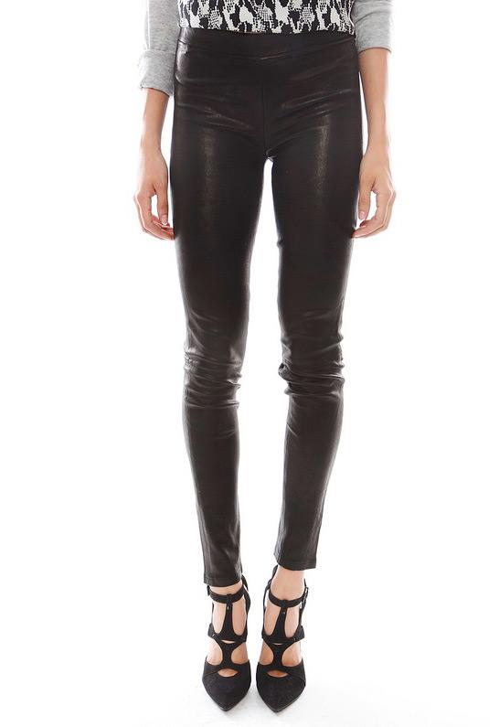 J Brand Edita Mid Rise Leather Legging