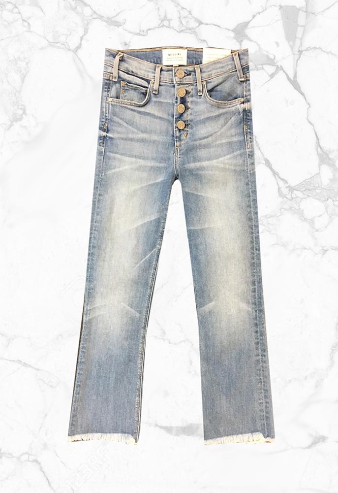 Mcguire High Rise Cropped Gainsbourg Jean
