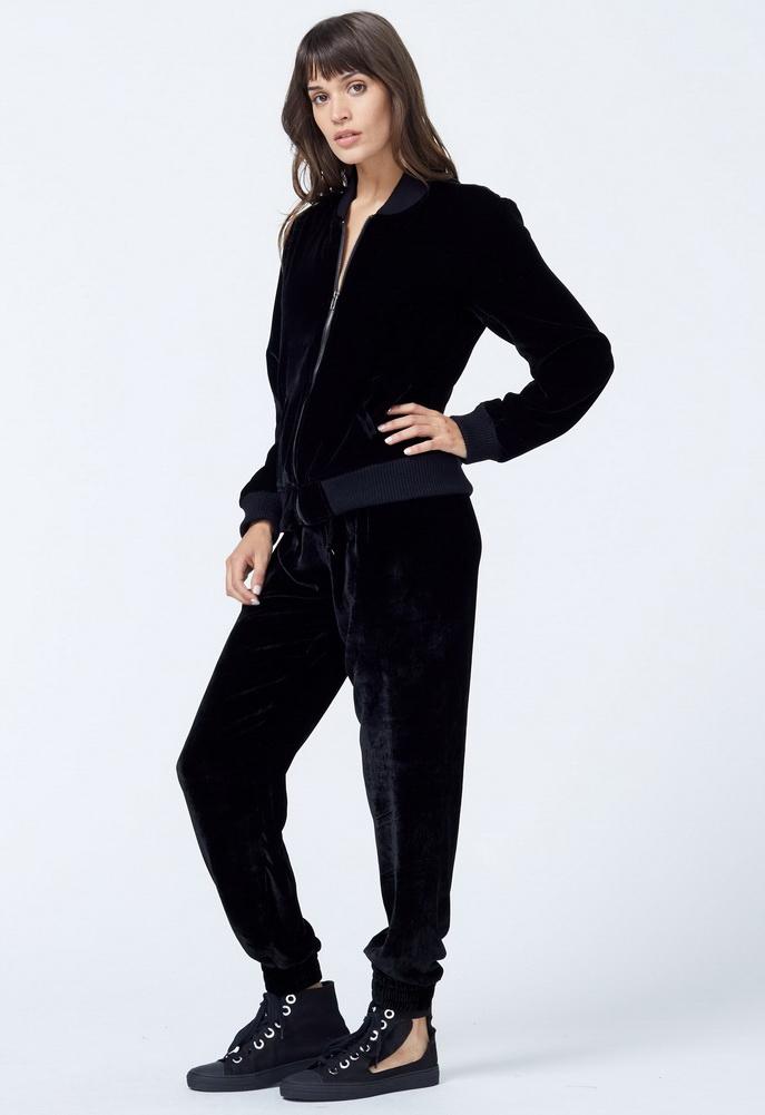 Monrow Velvet Sweats With Cuff