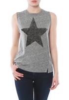 Sundry Muscle Tank With Distressed Star