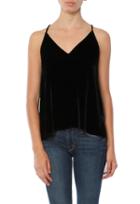 Cami Nyc The Whitney Silk Blend Velvet Top