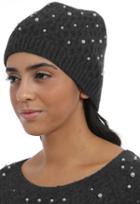 Minnie Rose Cuddle Cashmere Hat With Pearls And Rhinestones