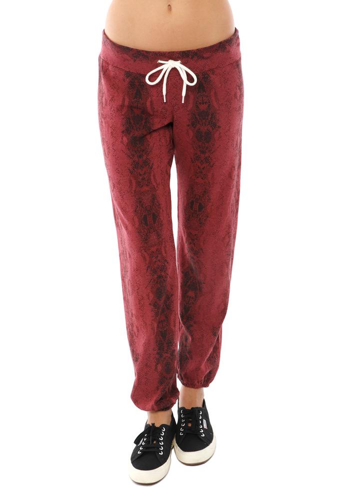 Monrow Snakeskin Vintage Sweatpants