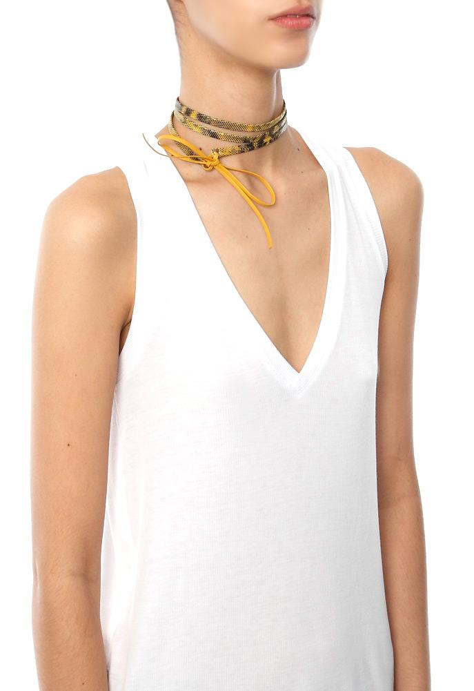 Rendor & Steel Multi Wrap Python Choker