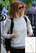 Jennifer Zeuner Sasha Lariat Necklace As Seen On Kate Mara