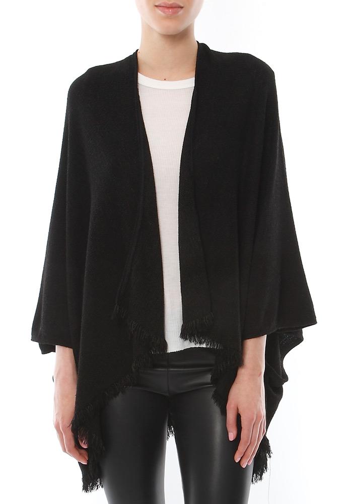 Michael Lauren Texas Fringe Sweater Wrap