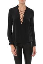 Emerson Thorpe Paige Lace Up Top