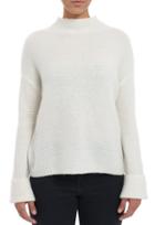 Minnie Rose Silk Cashmere Long Sleeve Mock Neck Sweater