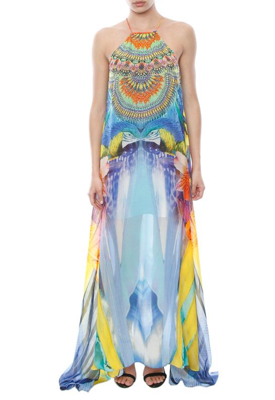 Camilla Sheer Overlay Dress