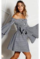 Stylekeepers Disco Fever Ruffled Off Shoulder Dress