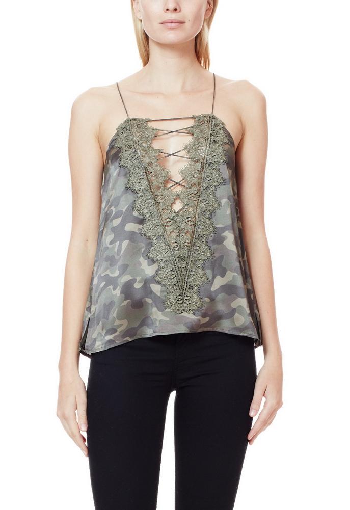 Cami Nyc The Charlie Charmeuse Camo
