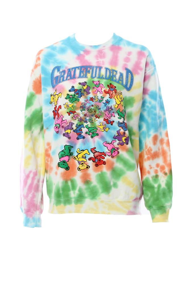 Madeworn Grateful Dead Dancing Bears Crew Fleece Sweatshirt
