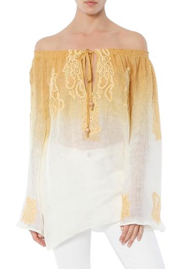 Vanita Rosa Dolores Linen Blouse