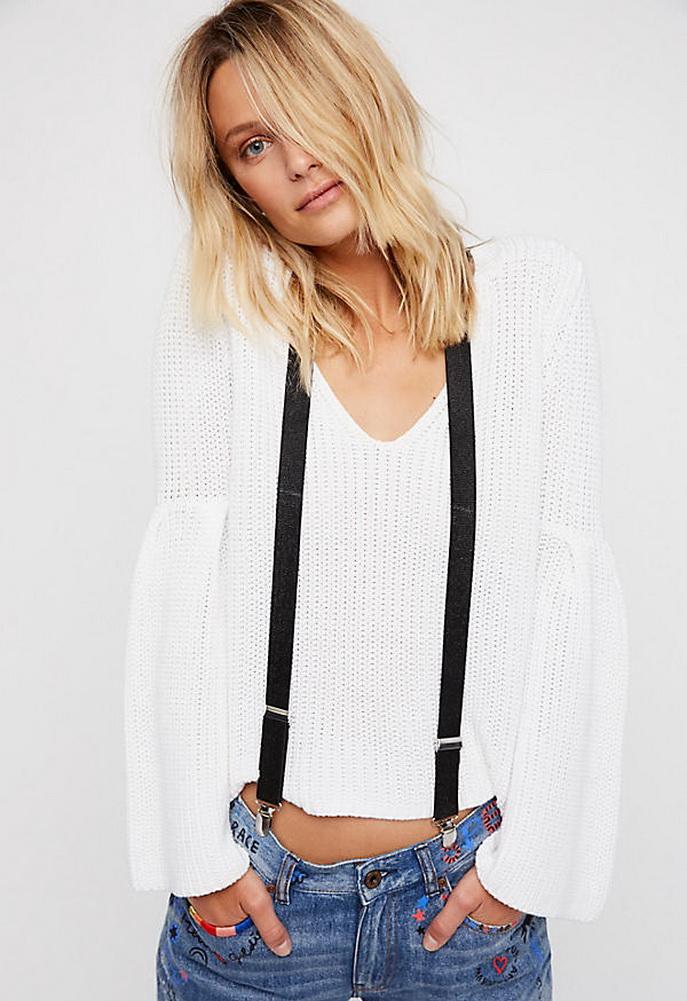 Free People Damsel Pullover Sweater