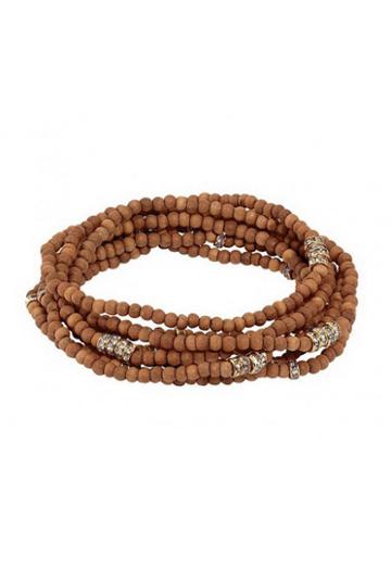 Lisa Freede Sandalwood Mala Bracelet Set