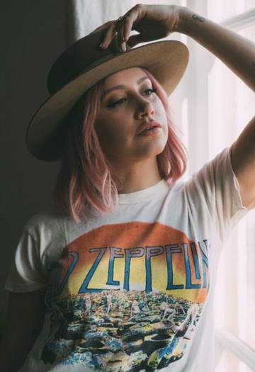 Madeworn Led Zeppelin Holy Crop Tee As Seen On Ashley Tisdale