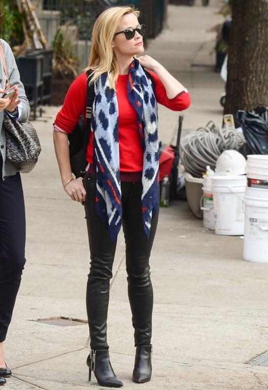 Frame Denim Le Skinny Leather Pant As Seen On Reese Witherspoon