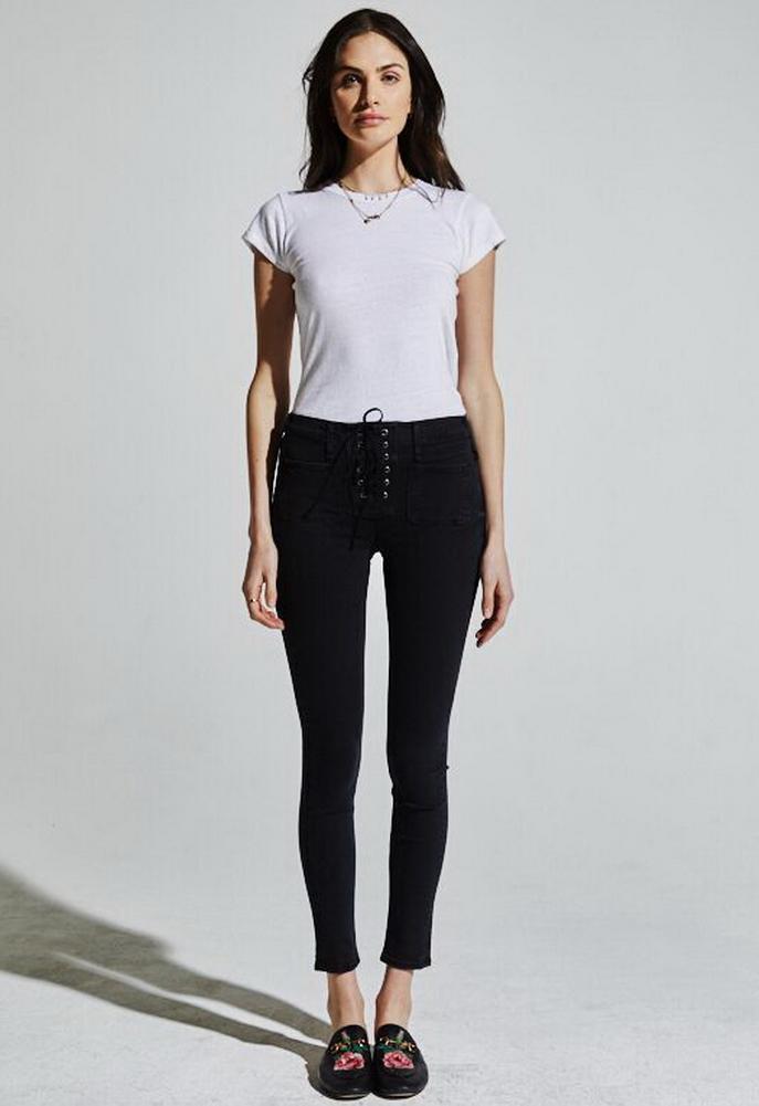 Mcguire Isabeli Lace Up Skinny Jean