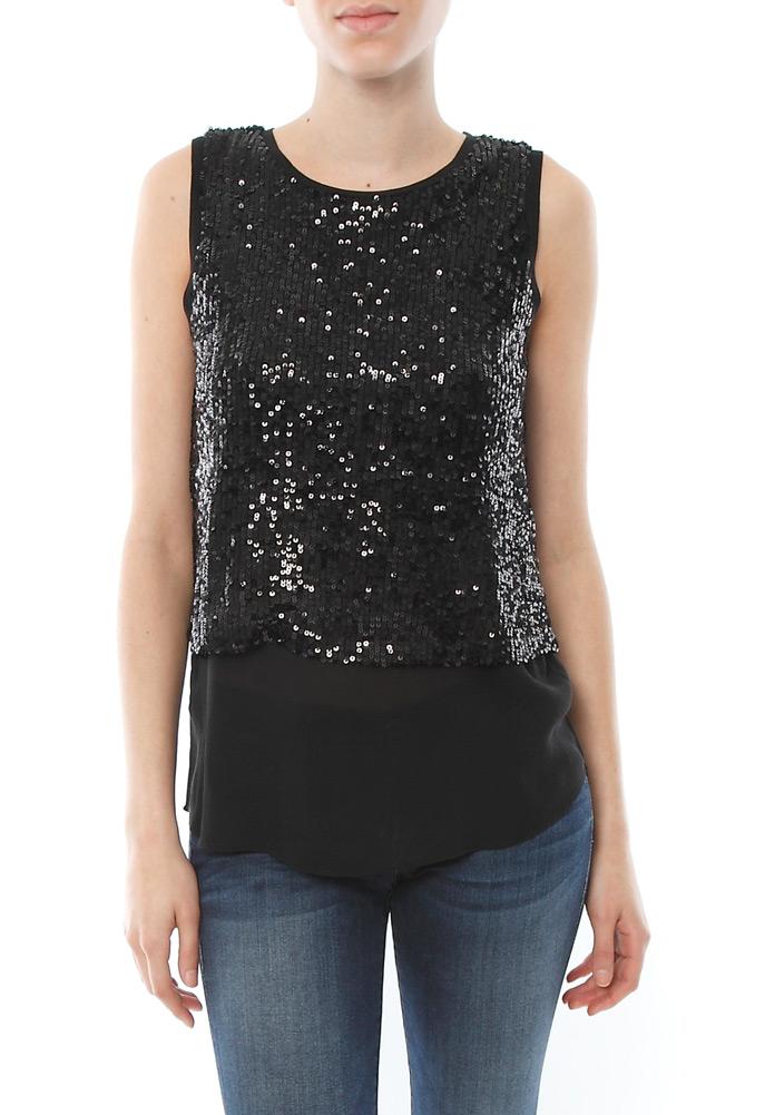 Generation Love Yuri Sequin Layered Top