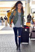 J Brand Mercy Cropped Mid Rise Skinny Jean As Seen On Jamie Chung
