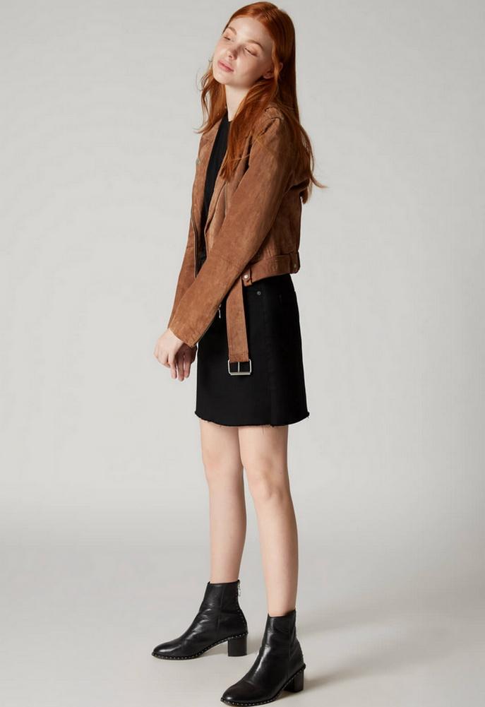 Blank Nyc Suede Moto Jacket
