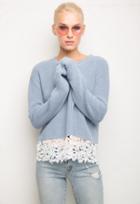 Generation Love Felix Lace Ribbed Sweater