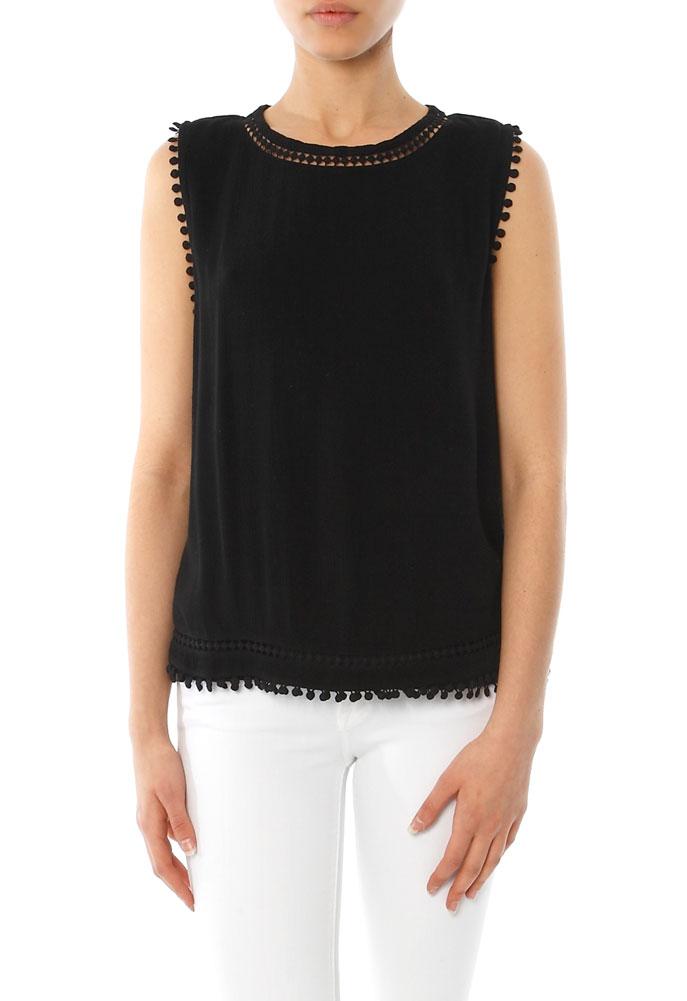 Generation Love Micah Pom Pom Sleeveless Top