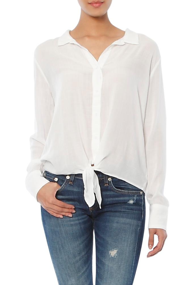 Bella Dahl Tie Front Blouse