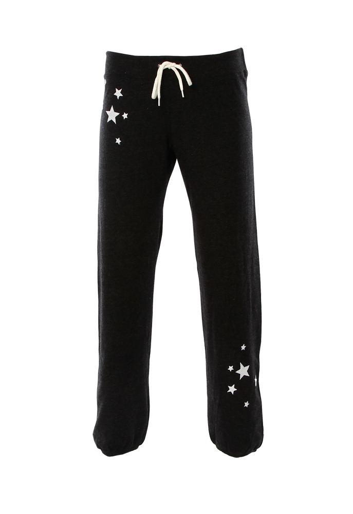 Monrow Vintage Sweatpants With Embroidered Stars