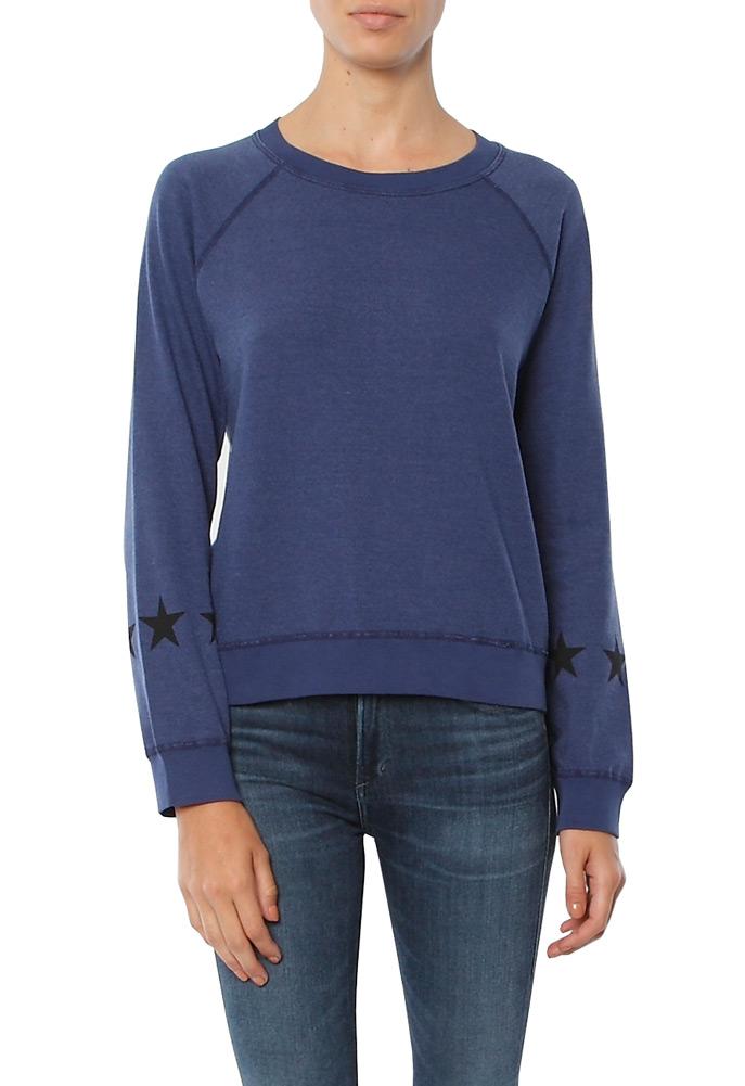 Monrow Vintage Sweatshirt With Stars