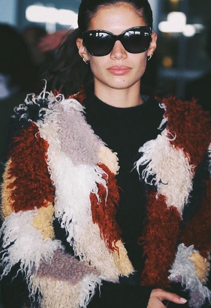 Tularosa Pfeiffer Coat As Seen On Sara Sampaio