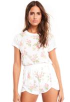 Wildfox Patchwork Floral Tee
