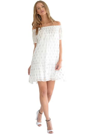 Muche Et Muchette Suzie Flocked Lurex Dress