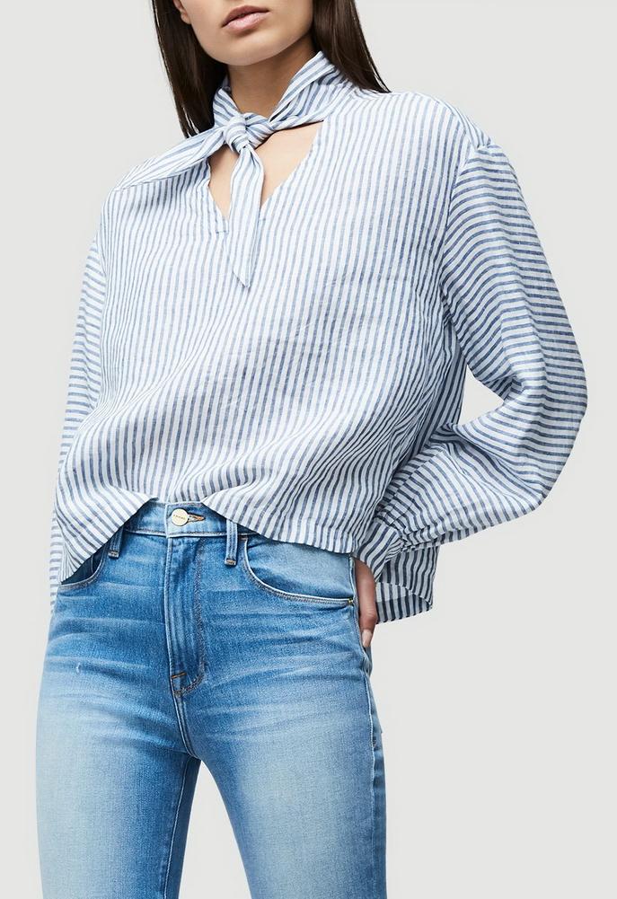 Frame Denim Hankerchief Blouse