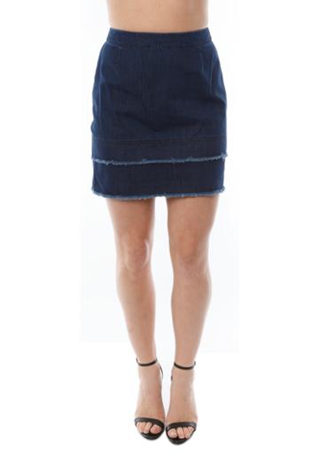 Nicholas N/nicholas Denim Mini Skirt