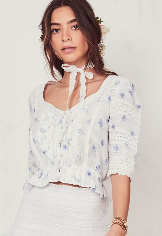 Loveshackfancy Sabrina Top