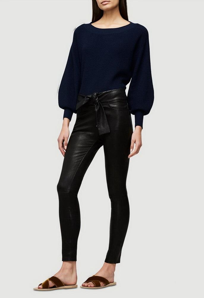 Frame Denim Waist Tie Skinny