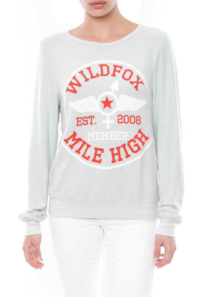 Wildfox Mile High Member Baggy Beach Jumper