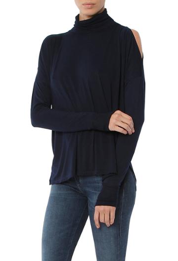 Feel The Piece Darian Cold Shoulder Turtleneck