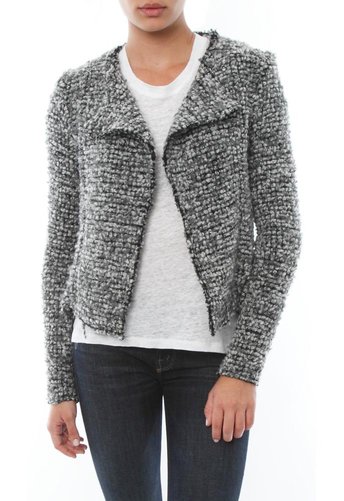 Generation Love Corinne Raw Edge Boucle Jacket
