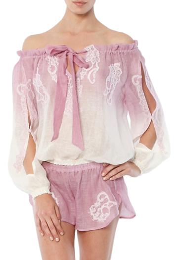 Vanita Rosa Five Linen Blouse