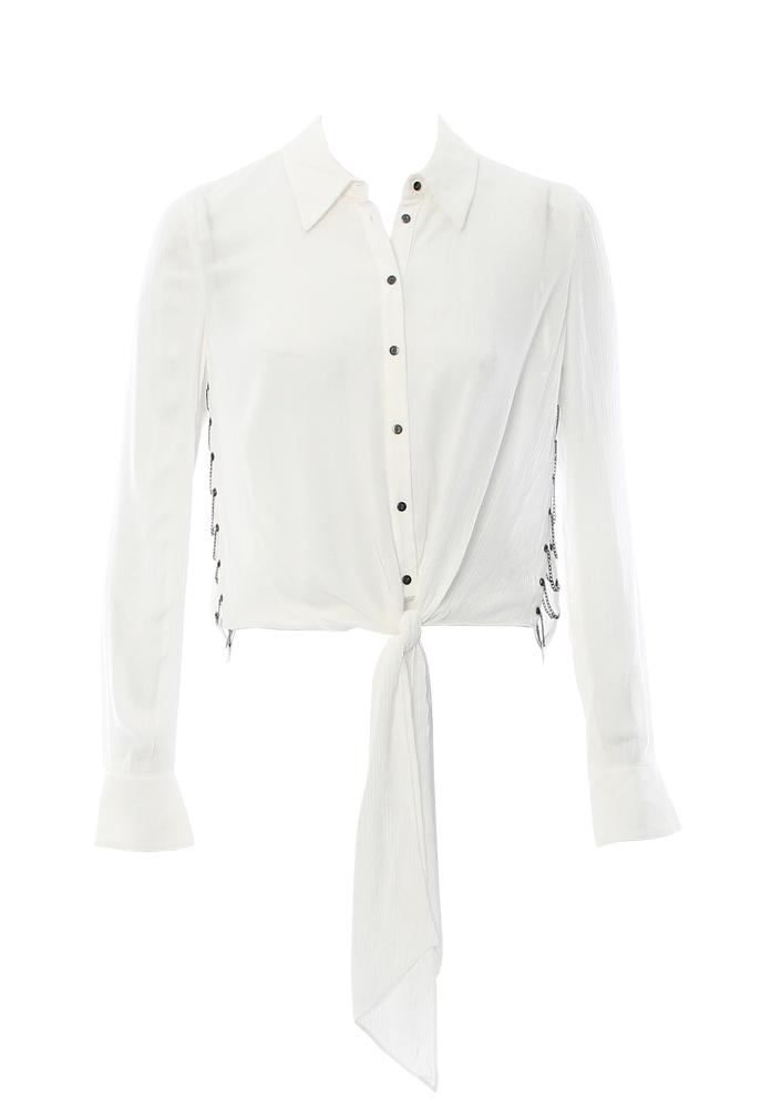 Haute Hippie Reflected Light Tie Blouse