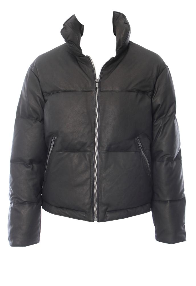 June Leather Puffer Jacket