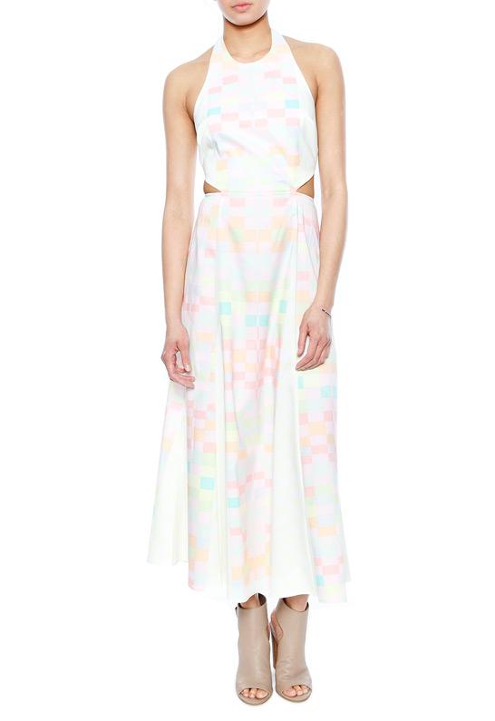 Mara Hoffman Cut Out Tie Back Dress