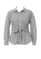 Frame Denim Tie Poplin Long Sleeve
