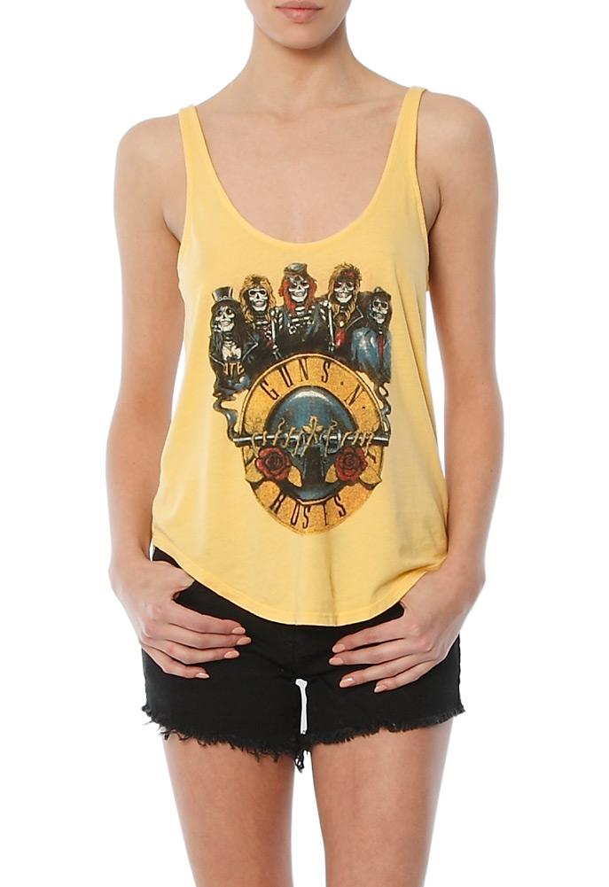 Daydreamer Guns N' Roses Skeletons Tank