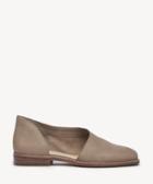Sole Society Women's Betianne Asymmetrical Flats Taupe Size 5 Leather From Sole Society