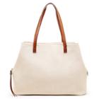 Sole Society Sole Society Miller Oversize Tote - Cream-one Size