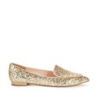 Sole Society Sole Society Cammila Pointed Toe Smoking Slipper - Light Champagne